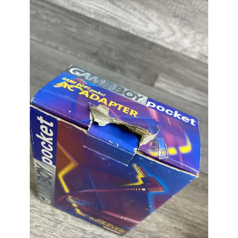 Official Nintendo Gameboy Pocket Gameboy Pocket AC Adapter w/ Box